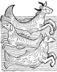 Legendary Sea Creatures Poster Print - 15th Century Art
