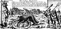 Werewolf of Ansbach 1685 Poster Print featuring a historical mythological theme.