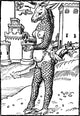 Papal Ass Reformation Monster Poster Print showcasing unique historical art