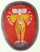 Purusha, The Cosmic Man Poster Print showcasing cosmic symbolism.