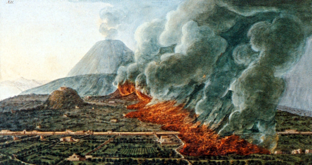 Mount Vesuvius Eruption, 1760-1761 Poster Print by Science Source