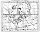 Ophiuchus and Serpens Constellations Poster Print showcasing detailed celestial patterns.