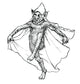 Brownie Legendary Creature Poster Print showcasing a whimsical mythical figure.