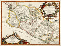 16th Century Map of New Spain (Mexico) Poster Print