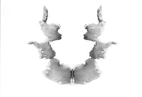Rorschach Test Card No. 7 Poster Print showcasing inkblot design