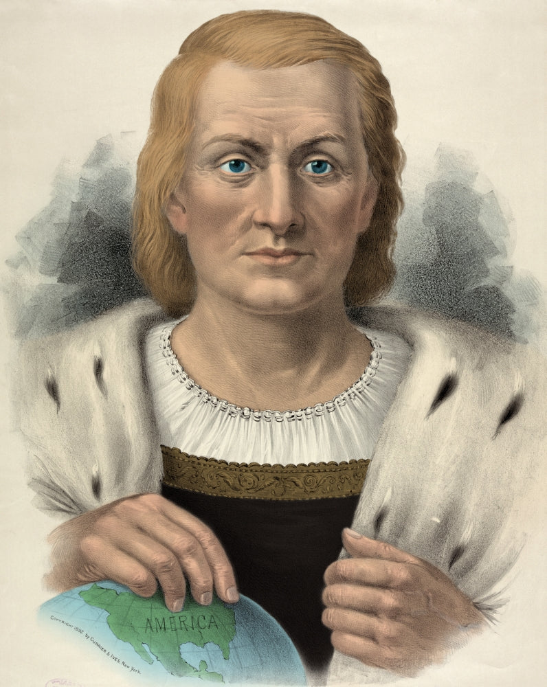 Christopher Columbus Italian Explorer Poster Print