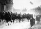 WWI French Cavalry and Dirigible Dupuy de Lome Poster Print