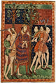 Edmund the Martyr King of East Anglia Poster Print