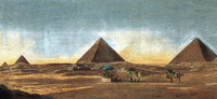Giza Pyramids Poster Print showcasing majestic ancient landscapes.