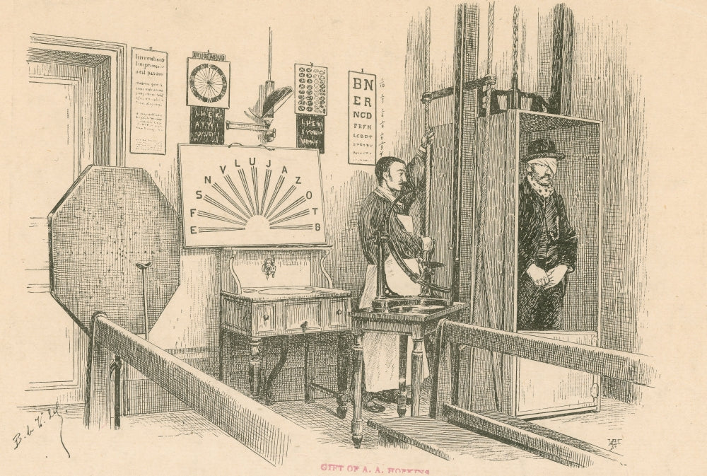 Optical Testing Room 1892 Poster Print by Science Source
