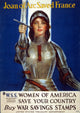 WWI War Savings Stamps Campaign 1918 Poster Print showcasing historical wartime artistry.