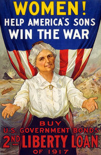WWI 2nd Liberty Loan Drive 1917 Poster Print by Science Source