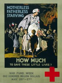 WWI American Red Cross Campaign 1917 Poster Print