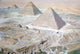 Giza Necropolis 20th Century Poster Print showcasing the pyramids and Sphinx.