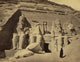 Abu Simbel Temple 1850s Poster Print showcasing ancient Egyptian architecture.