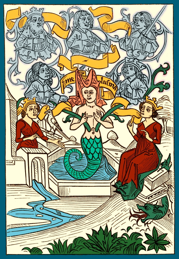 Melusine Legendary Creature Poster Print by Science Source