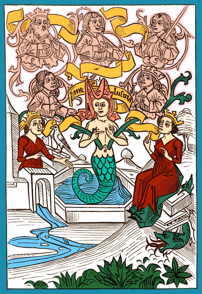 Melusine Legendary Creature Poster Print