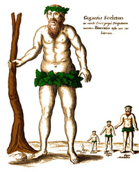 Giants, Legendary Creatures Poster Print showcasing mythical giants