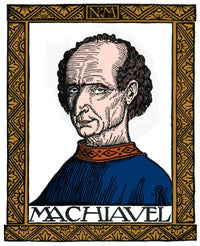 Niccolo Machiavelli poster print on premium paper, 18 x 24 inches.