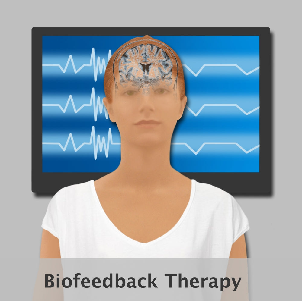 Biofeedback Therapy Poster Print by Gwen Shockey, vibrant educational art