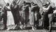 WWI Doughboys Kiss Sweethearts Goodbye Poster Print