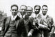 Langston Hughes and Friends 1924 Poster Print showcasing influential figures of the Harlem Renaissance.