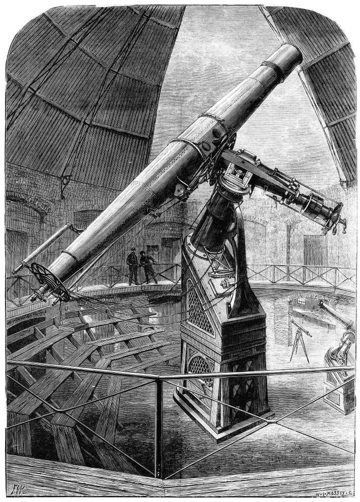 Grubb Refractor Telescope Poster Print from Vienna 1881