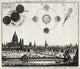 London with Eclipse Diagram 1748 Poster Print showcasing vintage scientific illustration.
