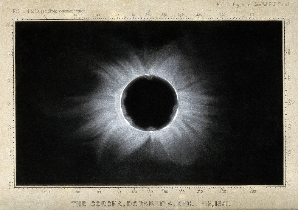 Corona of the Sun during Total Eclipse Poster Print by Science Source