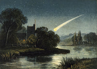 Meteor in Night Sky Poster Print by Science Source