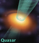 Quasar Illustration Poster Print by Gwen Shockey featuring cosmic artwork.