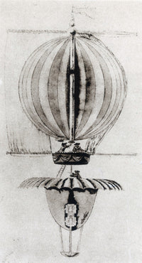 Vessels of the Air 1783 poster print showcasing early aviation technology.