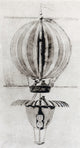 Vessels of the Air 1783 poster print showcasing early aviation technology.