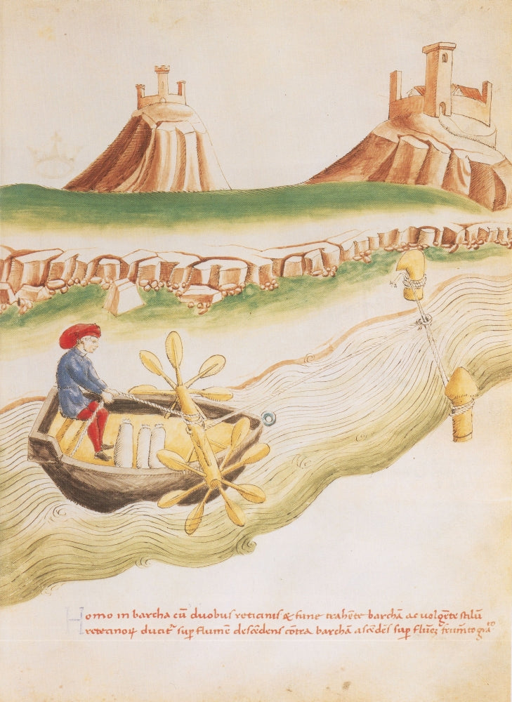 Sienese Invention for Navigation Poster Print, educational art decor