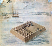 Buoy Fort for Harbor Safety Poster Print showcasing maritime safety visuals.