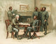 General Grant Accepts Lee's Surrender 1865 poster print showcasing a historic moment.