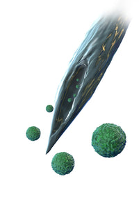 Stem Cells with Needle Illustration Poster Print by Spencer Sutton