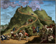 Mount Vesuvius 1750 poster print showcasing a stunning landscape