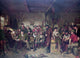 Trial of a Horse Thief 1877 Art Print showcasing a historical scene.