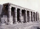 Karnak Colonnade 19th Century Poster Print showcasing ancient Egyptian architecture.