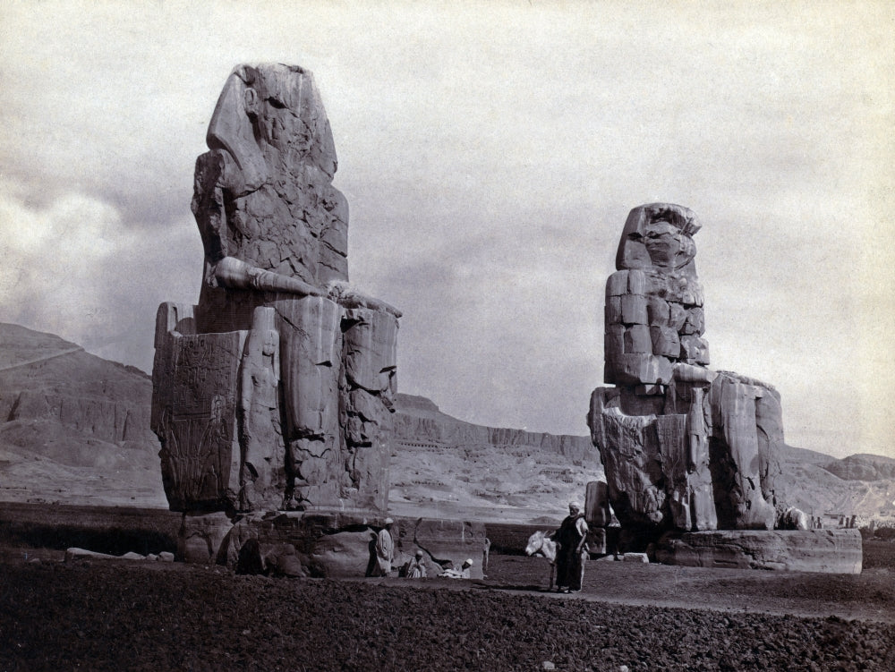 Colossi of Memnon Poster Print - Valley of the Kings Artwork
