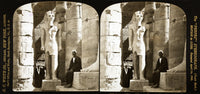 Statue of Ramses II at Luxor Temple Poster Print, 1908.