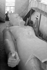 Colossus of Ramses II Poster Print showcasing ancient Egyptian artistry.