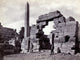 Karnak Obelisk Poster Print from the 1850s showcasing ancient Egyptian architecture.