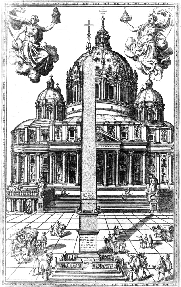 Vatican Obelisk in Saint Peter's Square Poster Print