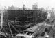NYC Pennsylvania Station Construction 1908 Poster Print showcasing early 20th-century architecture.