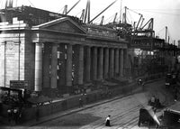 NYC Pennsylvania Station Construction Poster Print from 1908