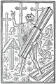 Danse Macabre 1496 Poster Print showcasing intricate details and historical themes.