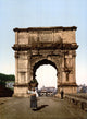 Triumphal Arch of Titus Poster Print showcasing ancient Roman architecture.