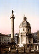 Trajan's Column Poster Print showcasing historical architecture.